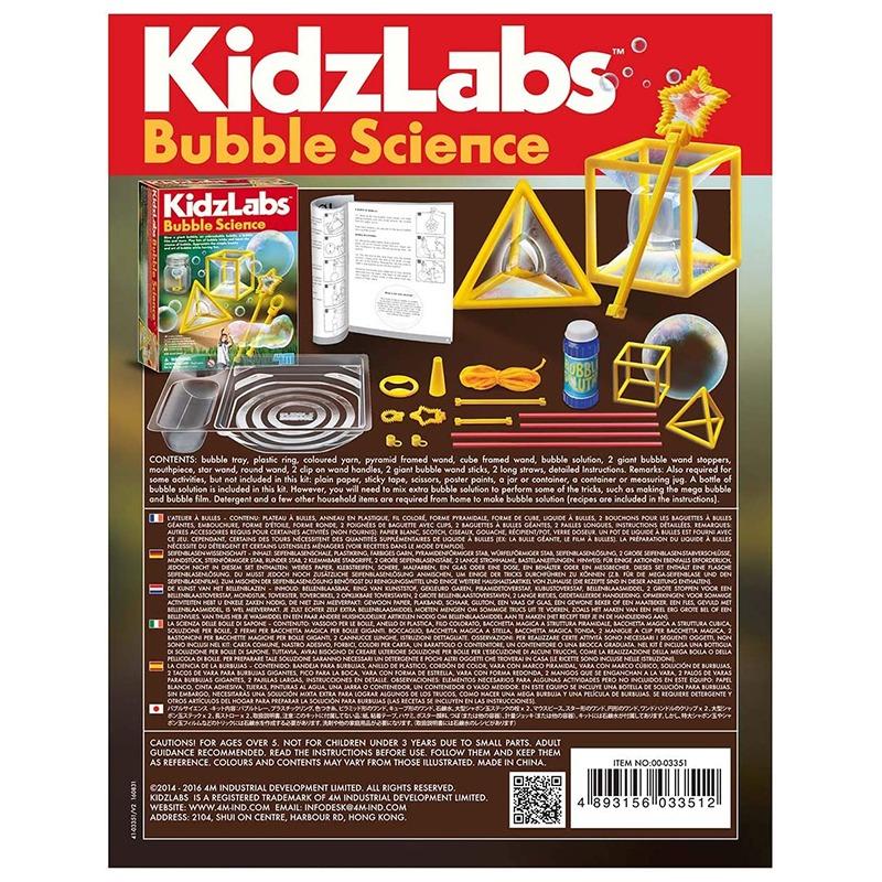 Kidzlabs Magic 4M Bubble Science Physics Experiment