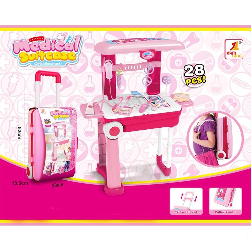 Kids Doctor Set with Convertible Medical Suitcase