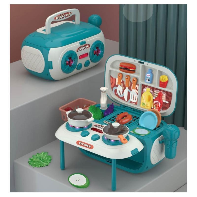 2 In 1 Stereo Kitchen Play Set