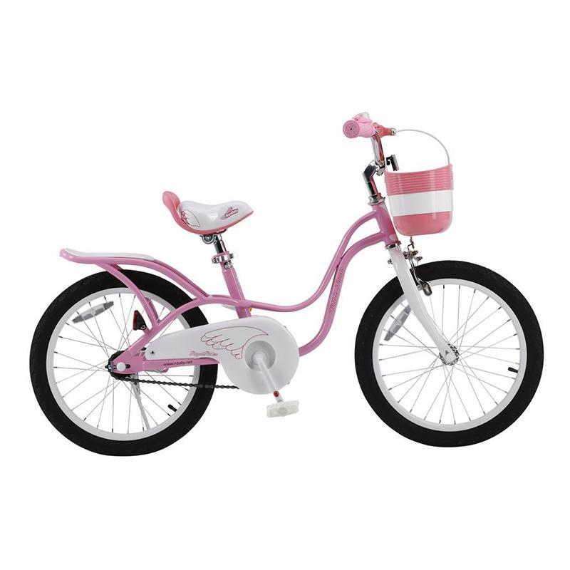 رويال بيبي - دراجة ليتل سوان مقاس 18 إنش لون وردي