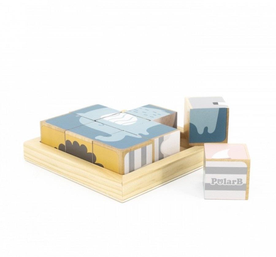 VIGA 6 Side Puzzle Blocks