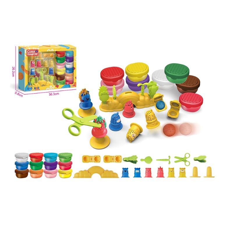 انبيلي - مجموعة الصلصال بتصميم الحلاق 12 لون