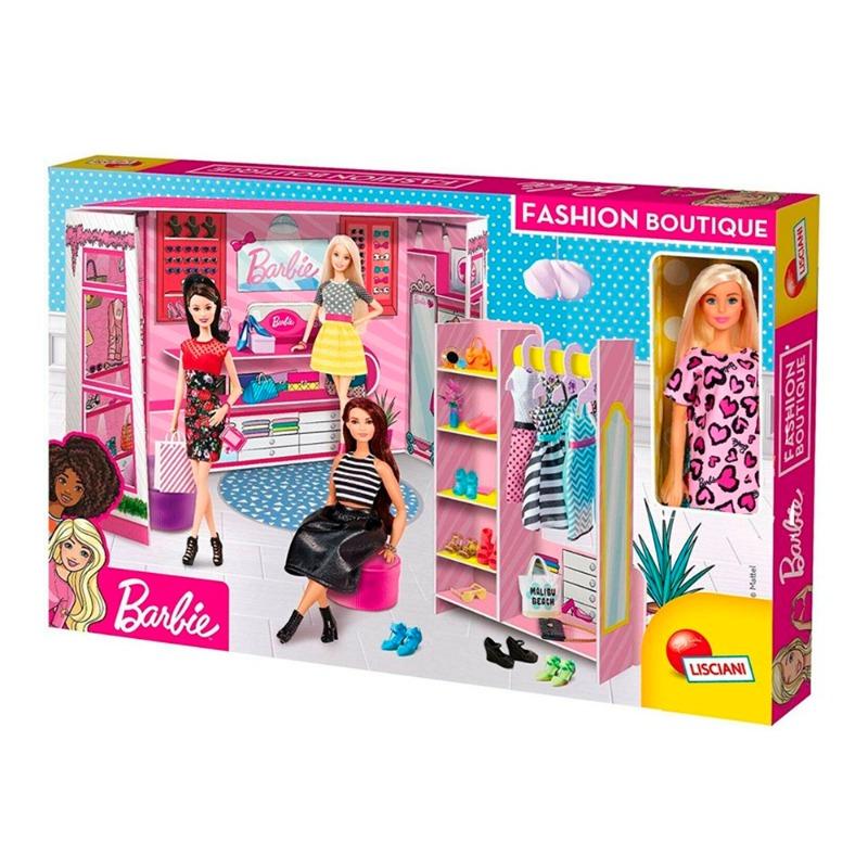 مجموعة لعب متجر أزياء باربي