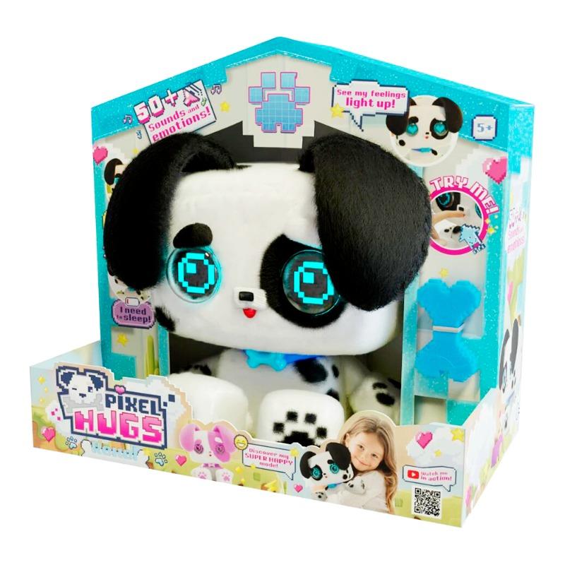Pixel Hugs Electronic Plush - Black and White