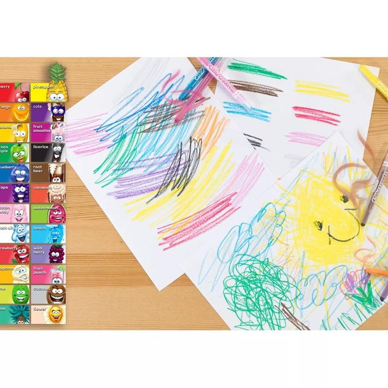 Crayola Silly Scents Twistable Crayons 24 Colors