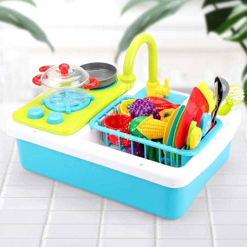 فايف ستار - مجموعة المطبخ 2 في 1 غسالة الأطباق وموقد الغاز