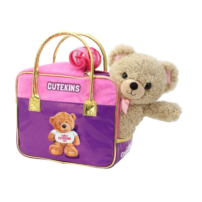 Funville Bear Cub with Carry Case Plush - 20cm