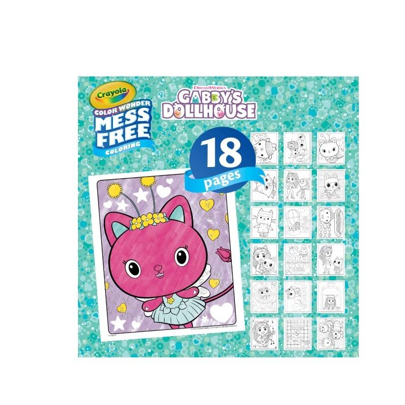 Crayola Color Wonder Gabby's Dollhouse Mess Free Colouring Book