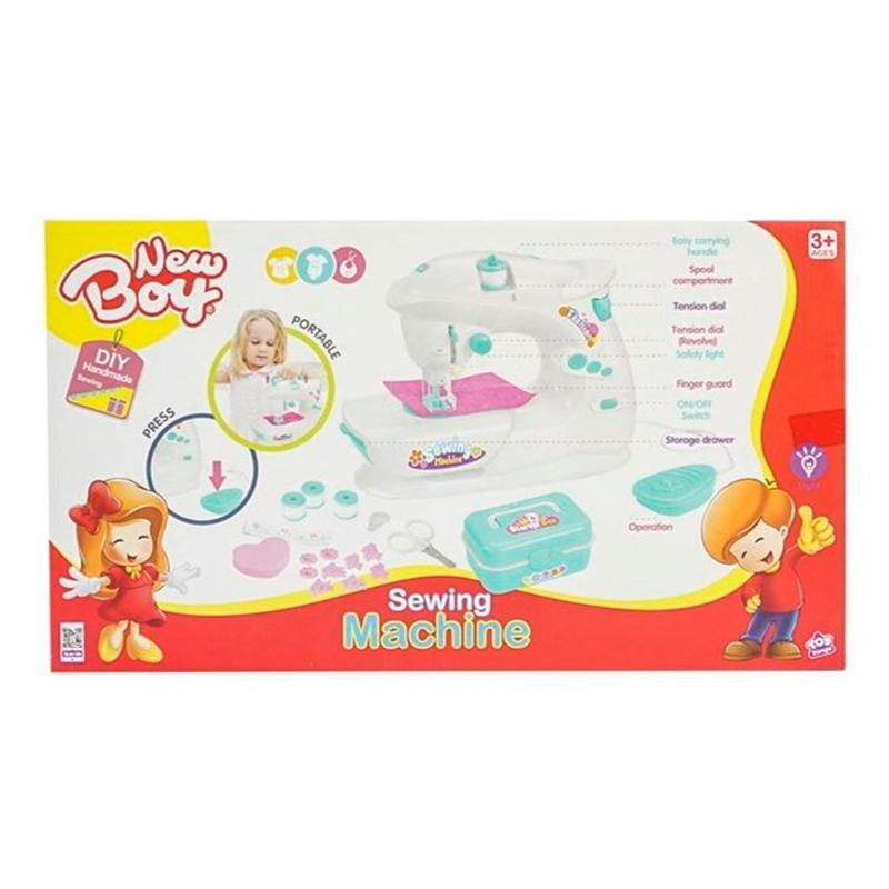 نيو بوي - مجموعة لعبة ماكينة الخياطة 19 قطعة