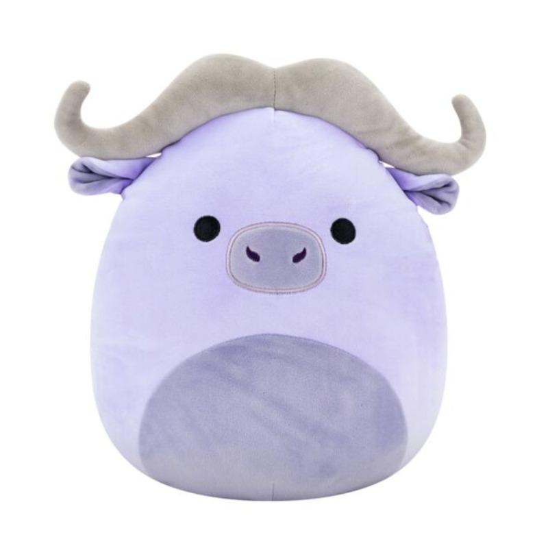 دمية سكويشمالوز جاموس الماء الأرجواني – 12 بوصة