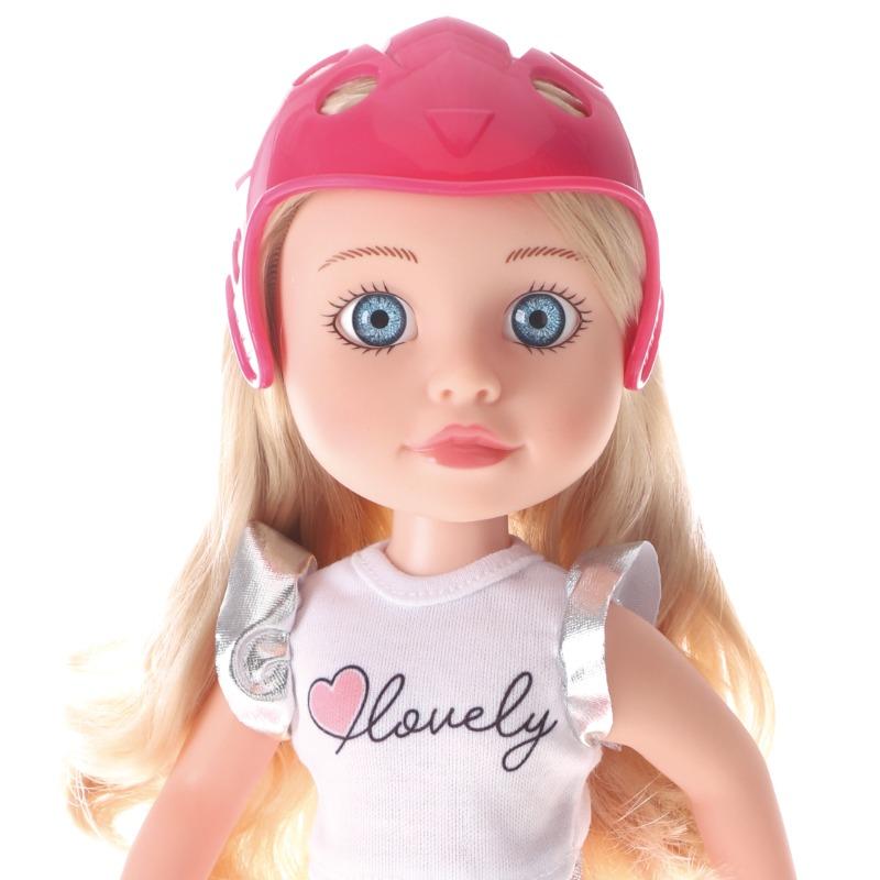 Sarah Creations Infrared Skateboarding Doll with Music 14-Inch
