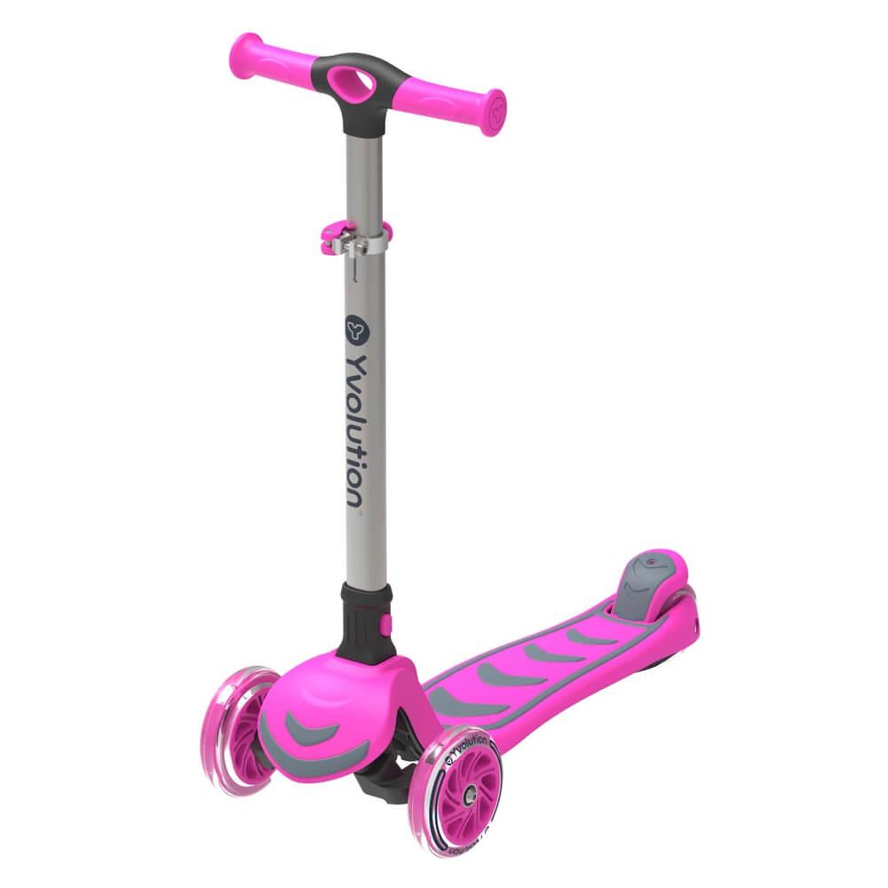 Yvolution Glider Kick And Roll Scooter - Pink