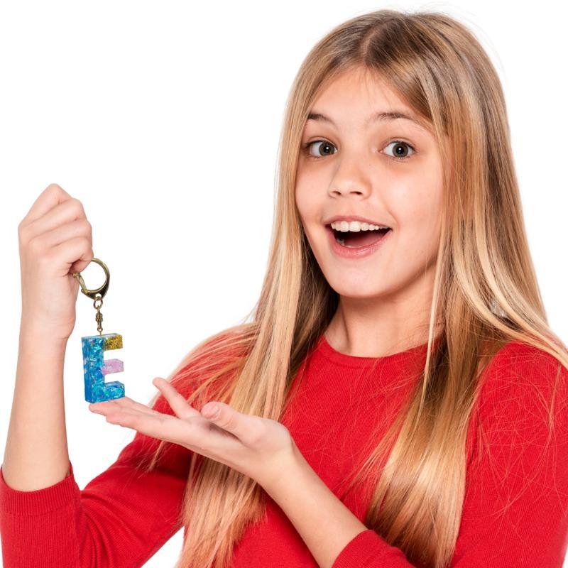 فاشن تايم - مجموعة صنع سلسلة مفاتيح كريستال ماجيك لاف