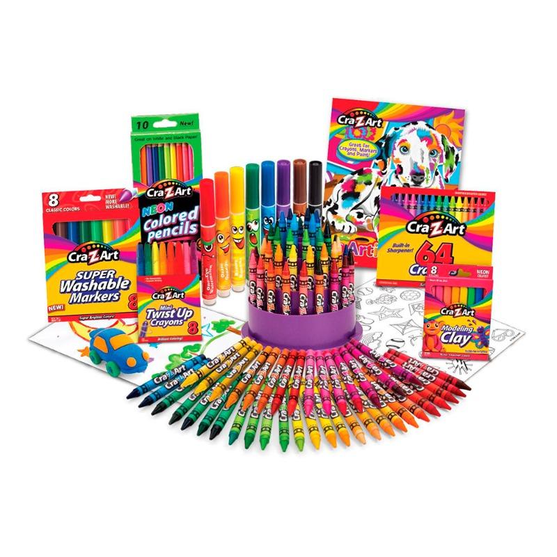 كري زي آرت - مجموعة الفن والتلوين إكسترا فاجانزا - 128 قطعة