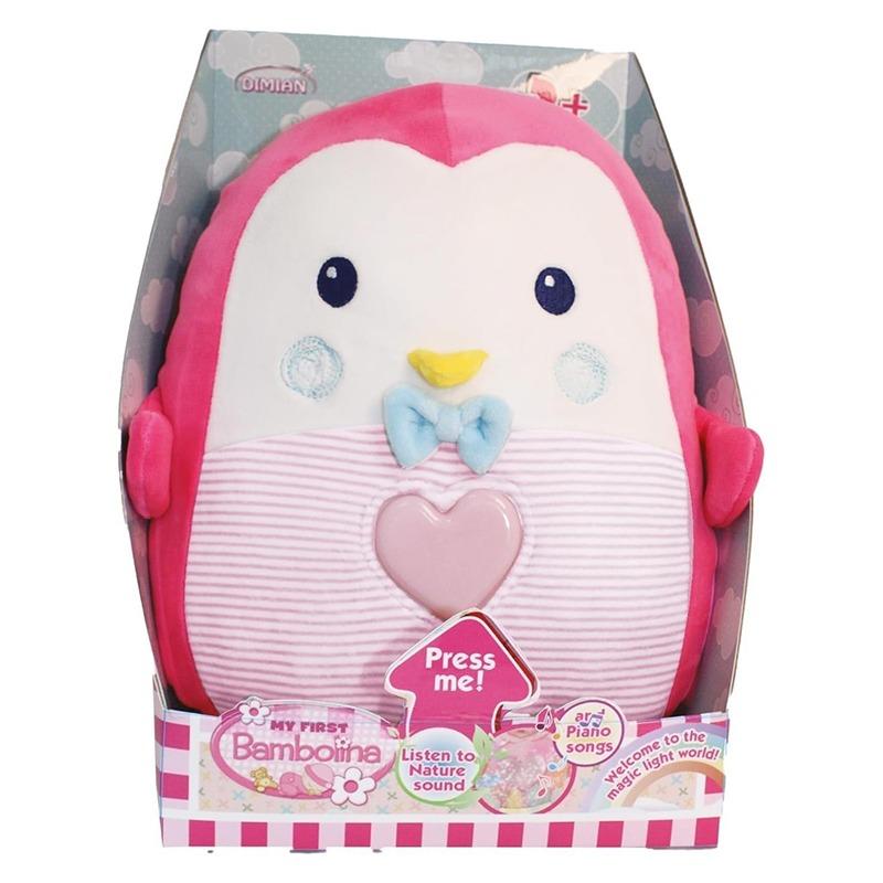 بامبولينا -دمية البطريق قطيفة مع موسيقى 28 سم