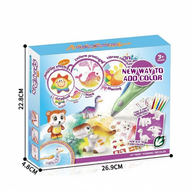 Electric Spray Pen with Airbrush Yellow