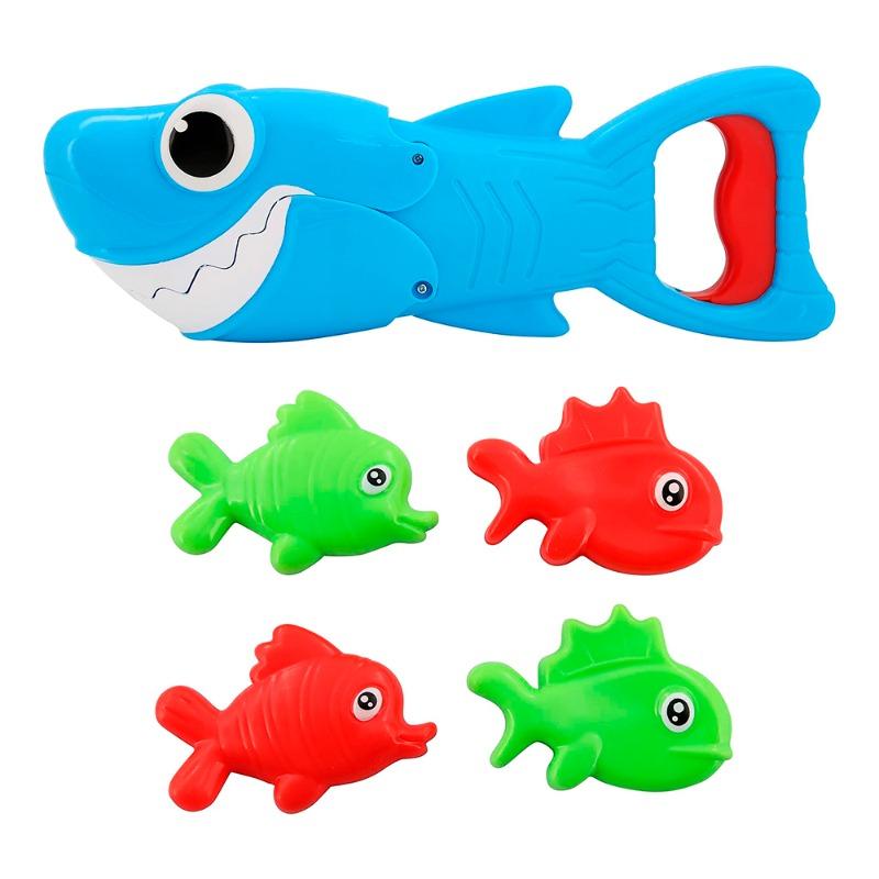 بانزاي - لعبة استحمام القرش تشومب 5 قطع