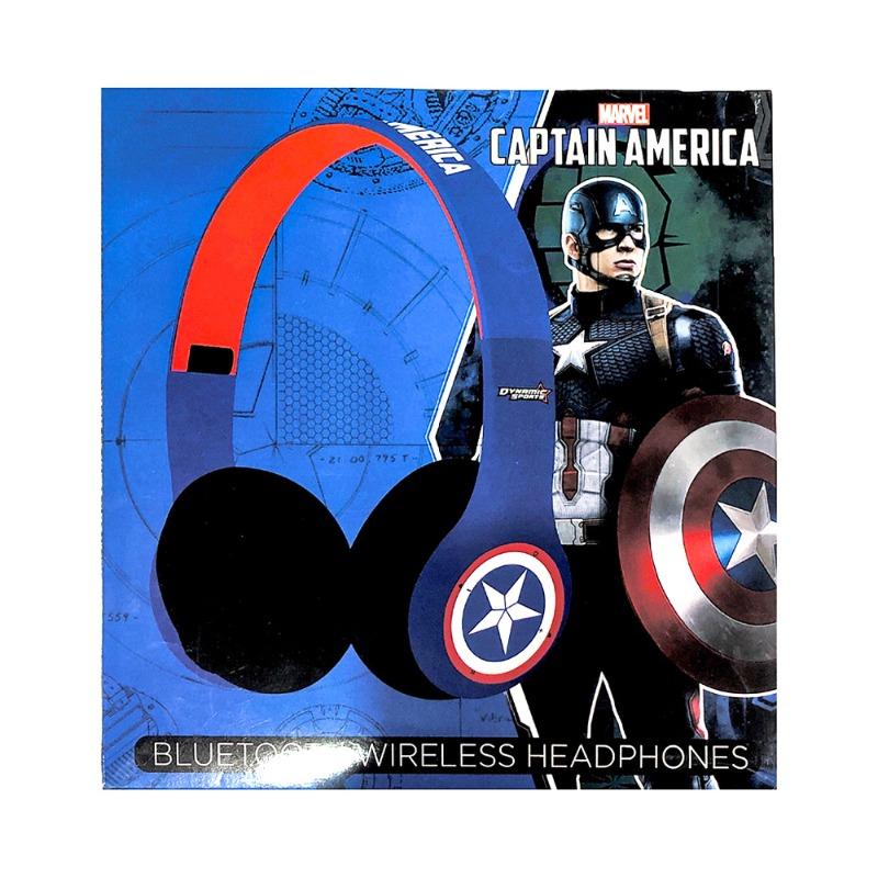 ديزني - سماعات بلوتوث لاسلكية برسومات كابتن امريكا