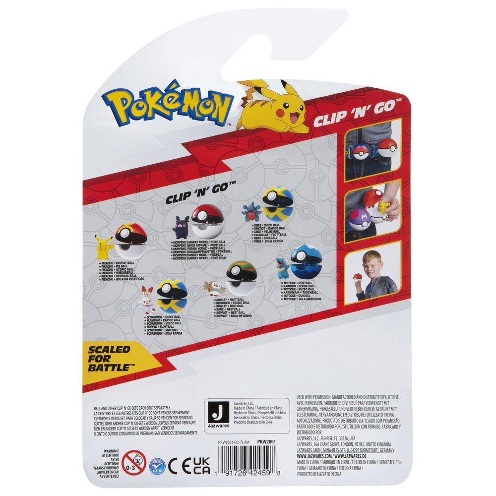 Pokemon Clip N Go Totodile PokeBall