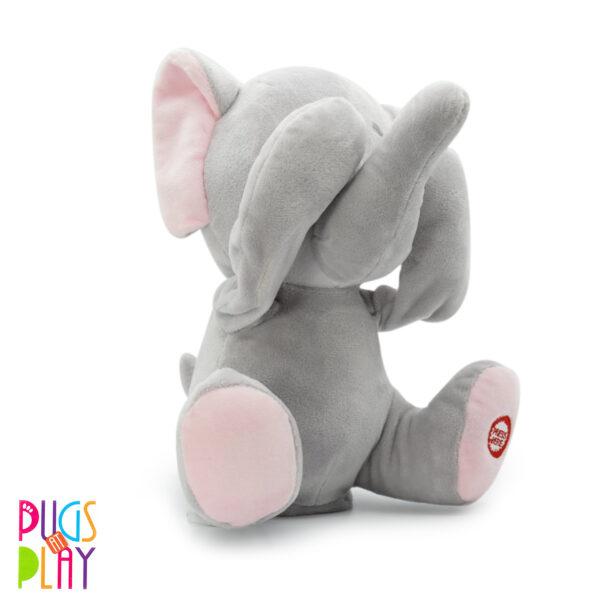 Pugs at Play Peek-a-Boo Manny Elephant