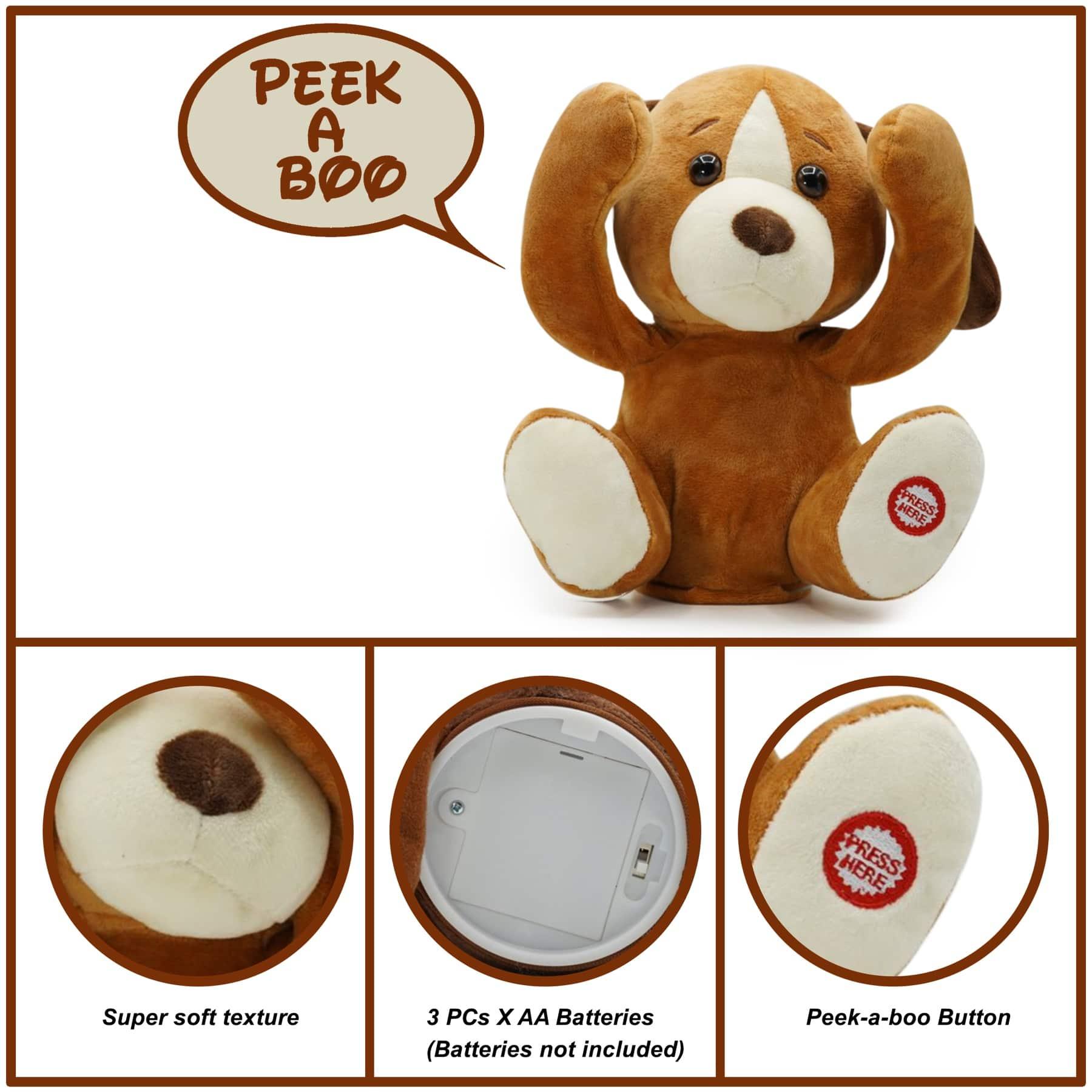 Pugs at Play Peek-a-Boo Dash the Dog Toy