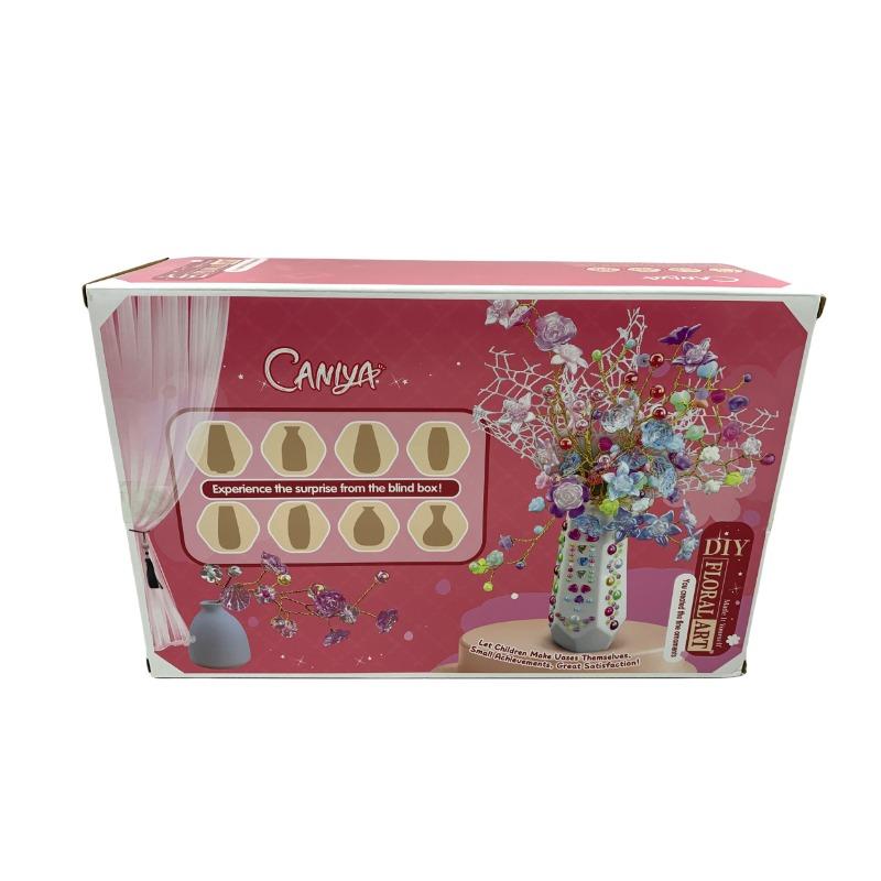 CANIYA DIY Beads Artificial Flower Making Kit with Gift Box