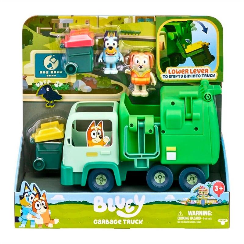 Bluey Garbage Truck Playset