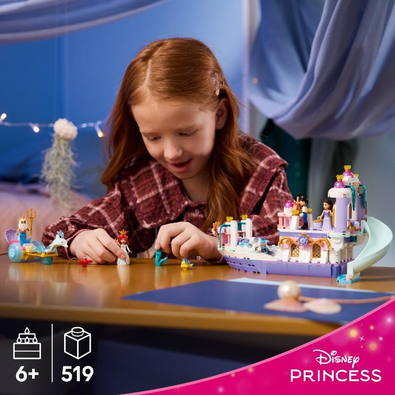 LEGO Disney Princess Ariel’s Royal Wedding Boat Building Set