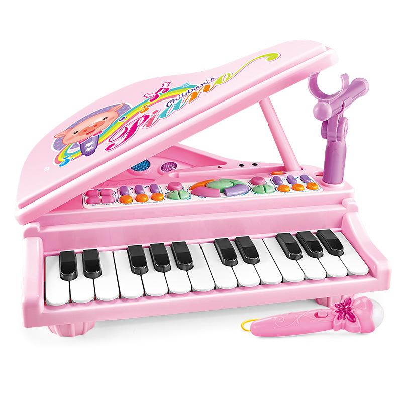 Educational Music Piano - Pink