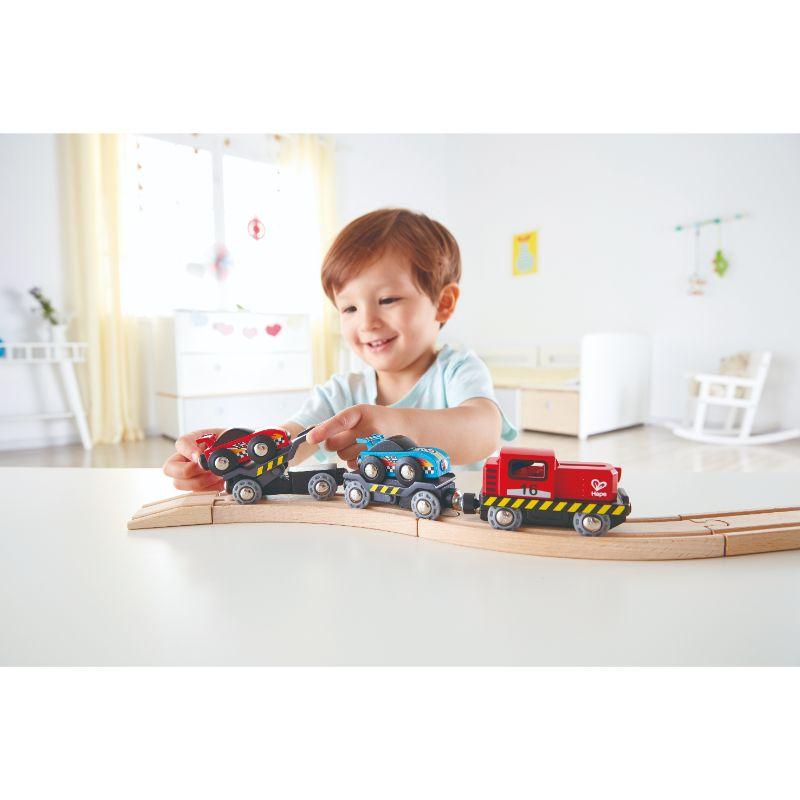 Hape - Race Car Transporter
