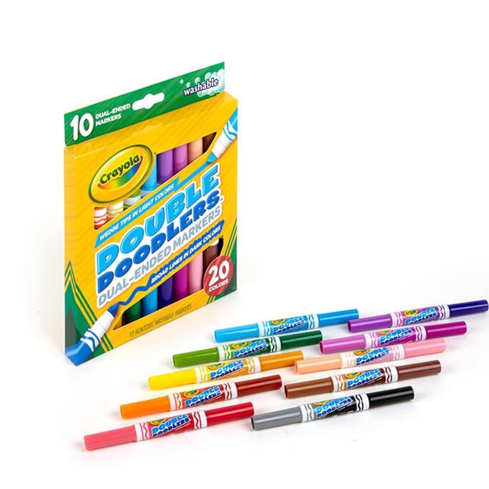 Crayola Double Doodlers Dual-Ended Markers (Set of 10)