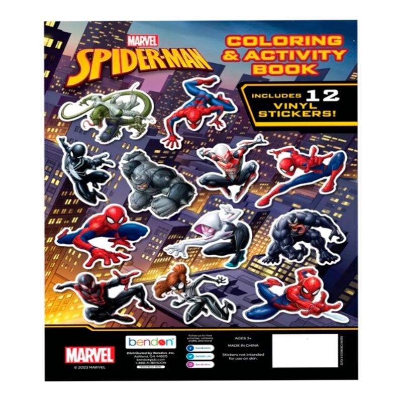 Spider-Man Activity Book with Vinyl Stickers