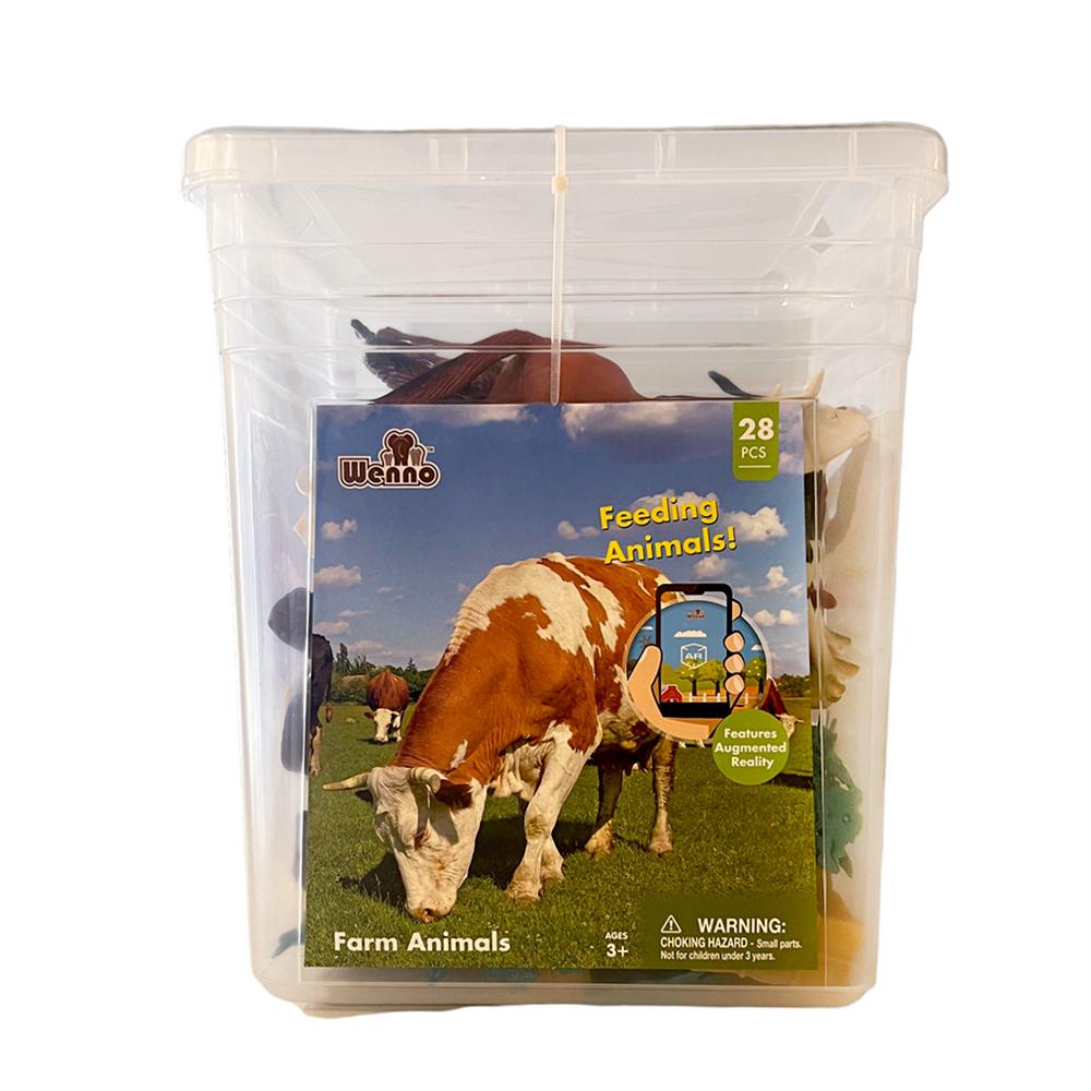 Wenno Farm Animals Playset - 28 Pcs