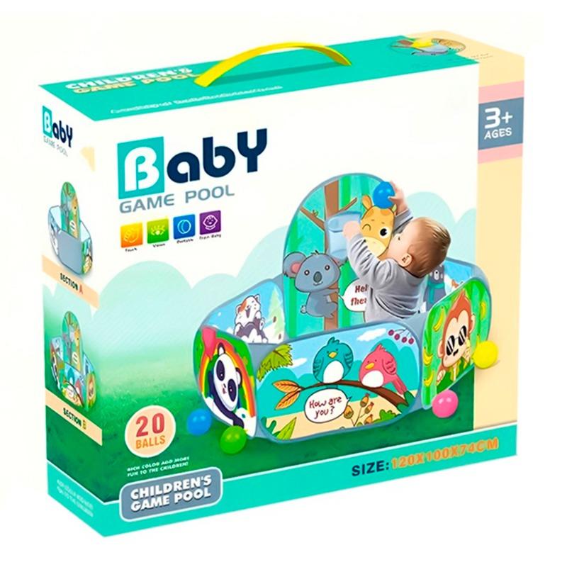 Baby Game Tent Pool - Zoo Garden