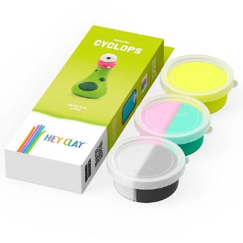 هاي كلاي - مجموعة تشكيل الصلصال بتصميم سيكلوبس العملاق