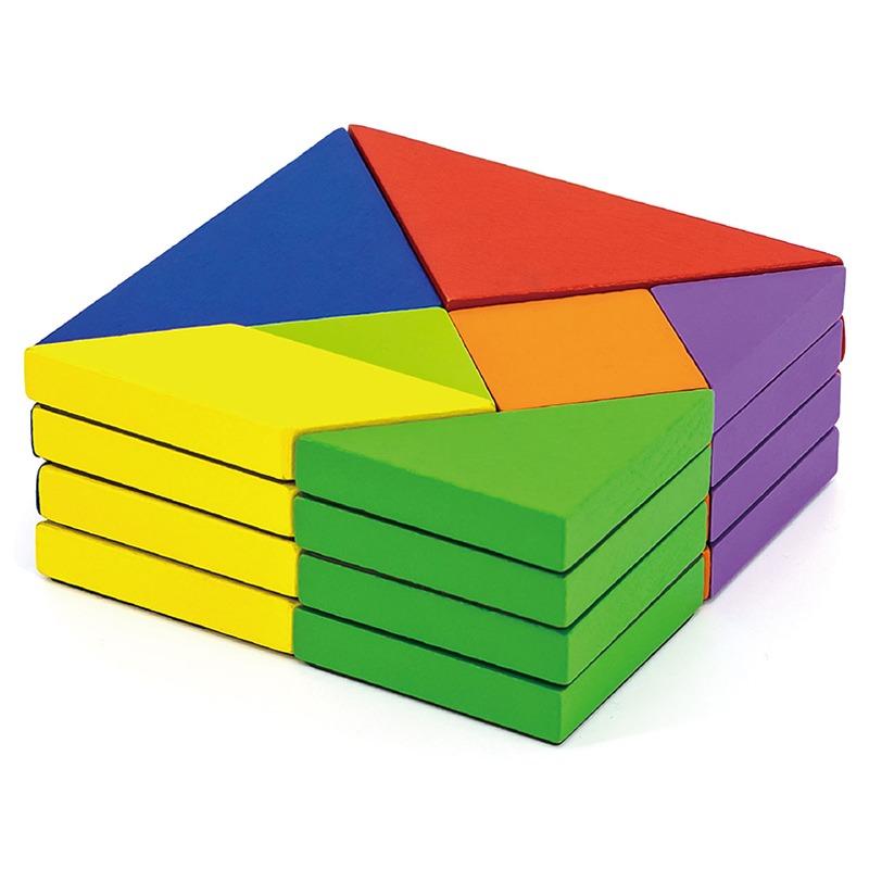 VIGA Magnetic Tangram Block Set - 35 Pcs