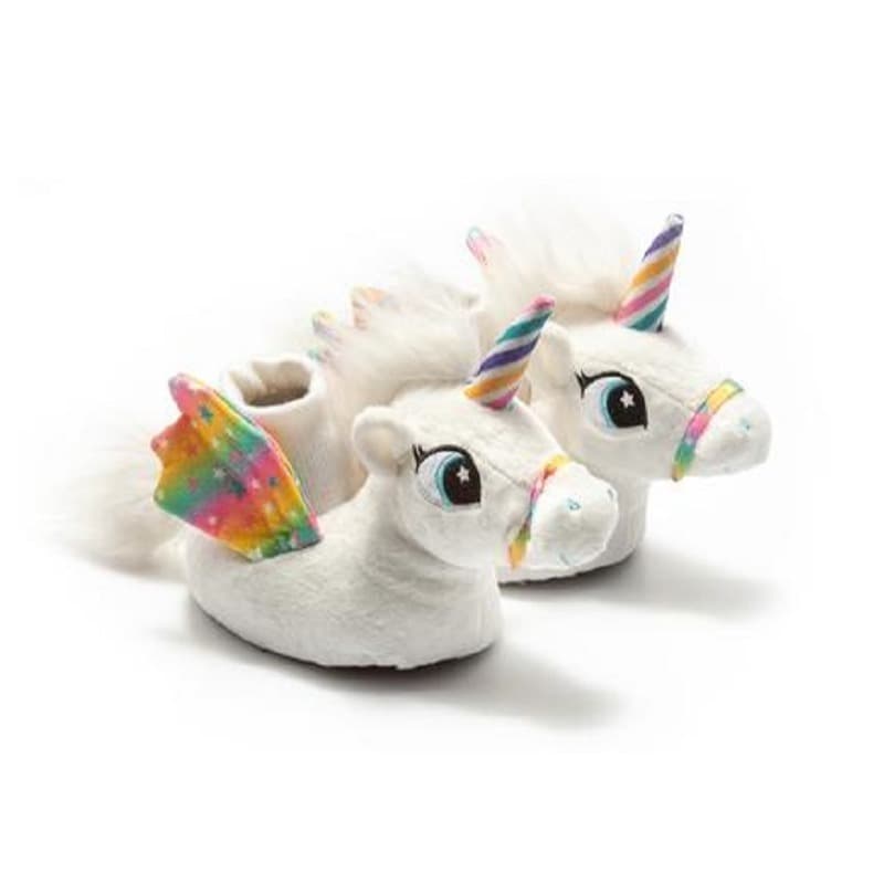 Twigy White Unicorn Slipper Size 28-29