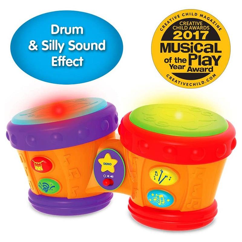 The Learning Journey Early Learning Little Baby Bongo Drums