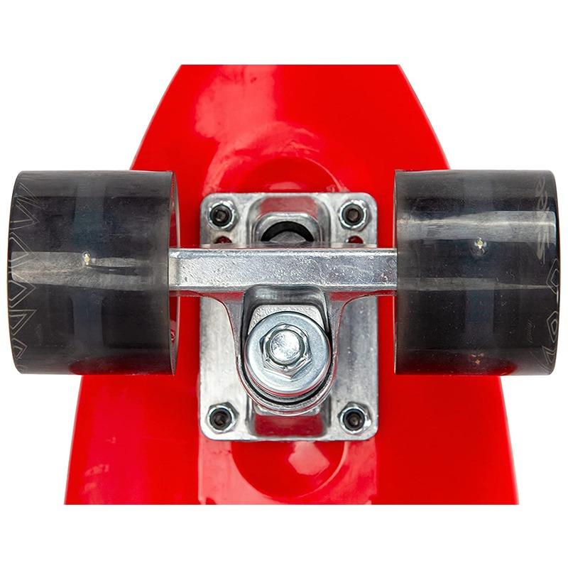 زيجي - لوح تزلج مضيء 22 ليد لون أحمر