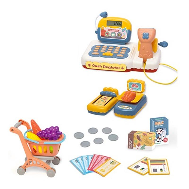 كولين بيبي - لعبة ماكينة تسجيل المدفوعات مع عربة التسوق