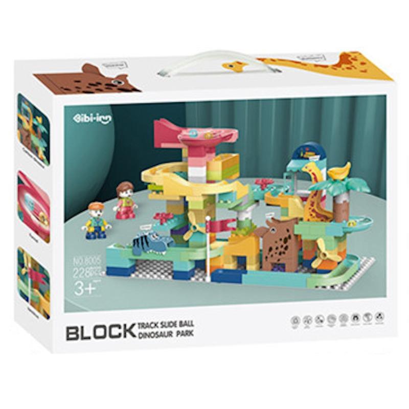 Ibi-Irn Cube Track Dinosaur Park Building -228 Piece