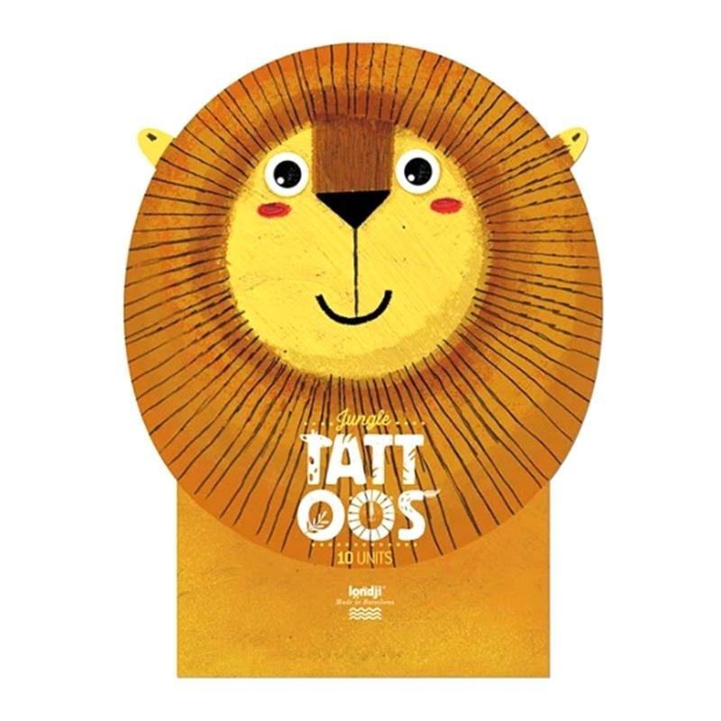 لوندجي - مجموعة تاتو أسد الغابة 10 قطع