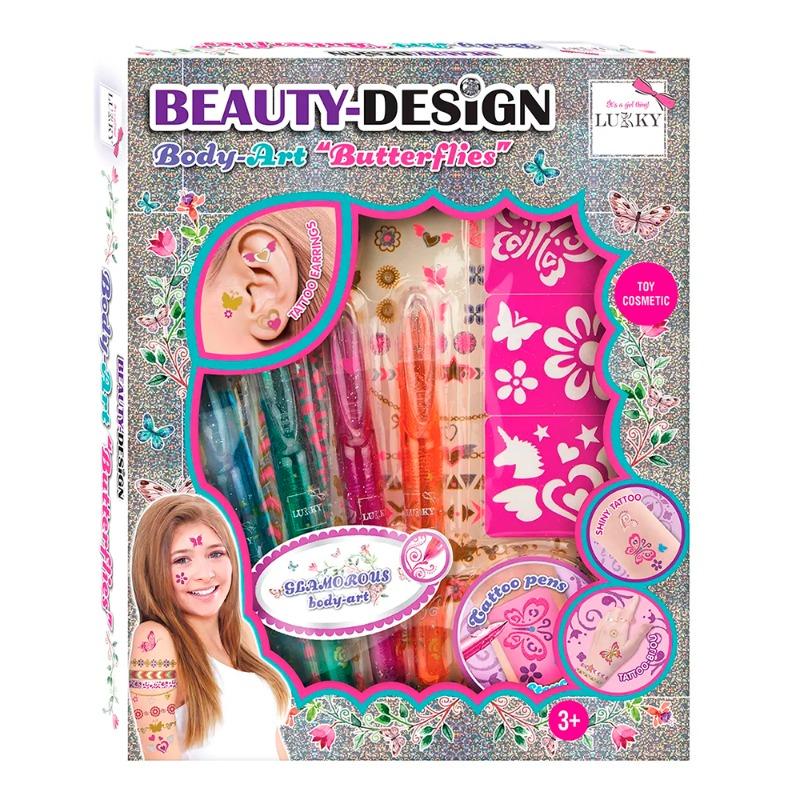 Lukky Set Beauty Design Body Art Butterflies