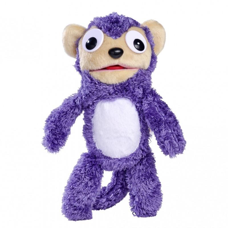 Simba Screamerz Babbling Monkey 30cm Interactive Soft Plush Toy