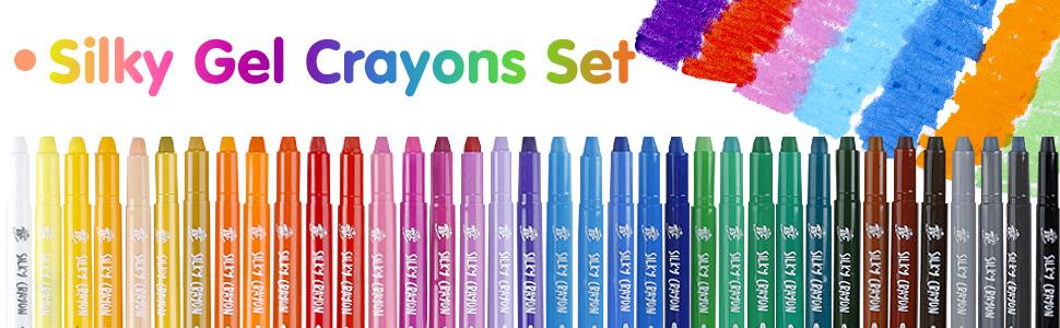TBC Silky Crayons Set - 36 Colors