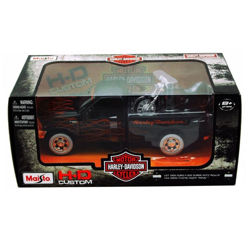 مايستو - شاحنة هارلي ديفيدسون فورد مع دراجة