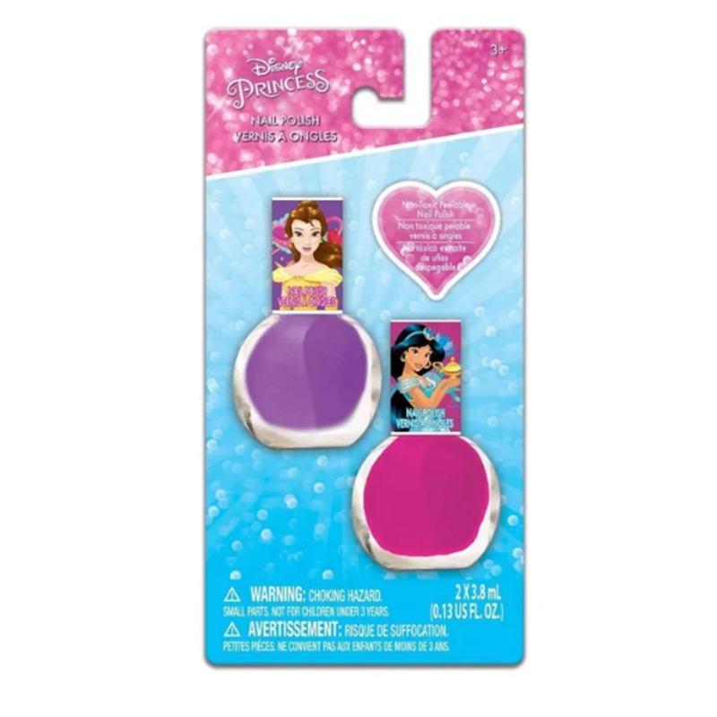 Taoli Girl Disney Princess Colored Nail Polish Set - 2pcs