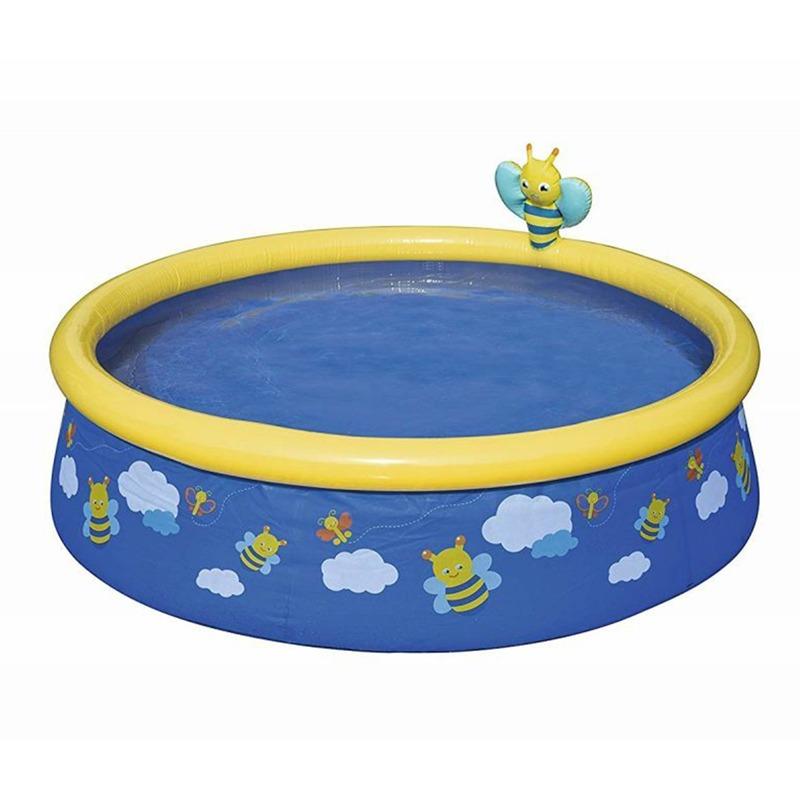 بست واي - مسبح الأطفال القابل للنفخ مع رشاش الماء