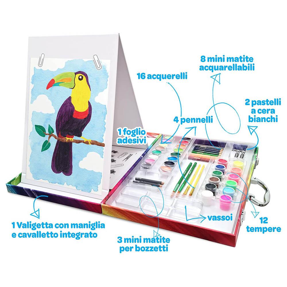 كرايولا - مجموعة حقيبة الرسم والتلوين الفنية 65 قطعة