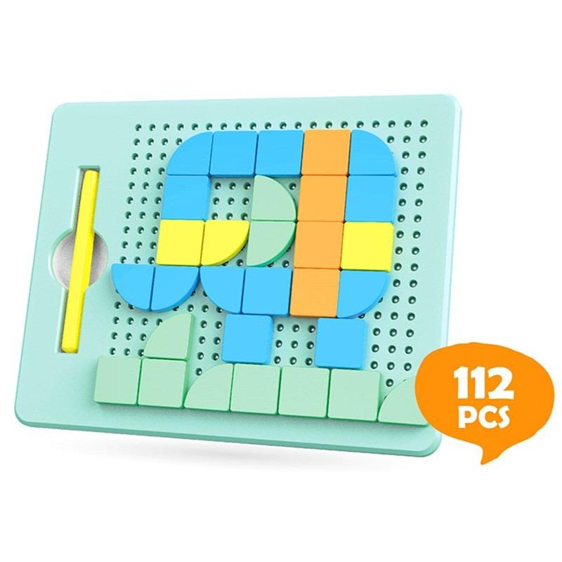 شينغو - لوحة بناء الخرز المغناطيسية 112قطعة